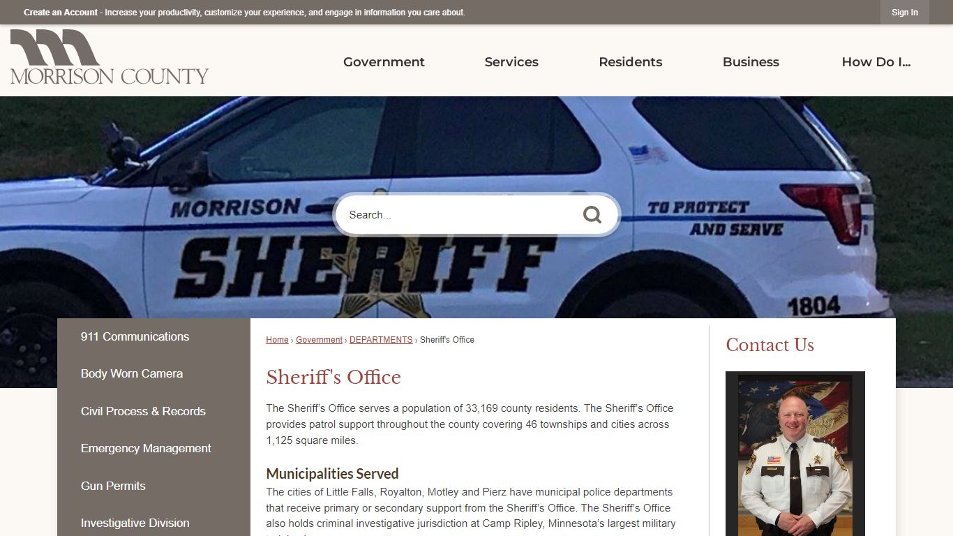 Sheriff's Office | Morrison County, MN